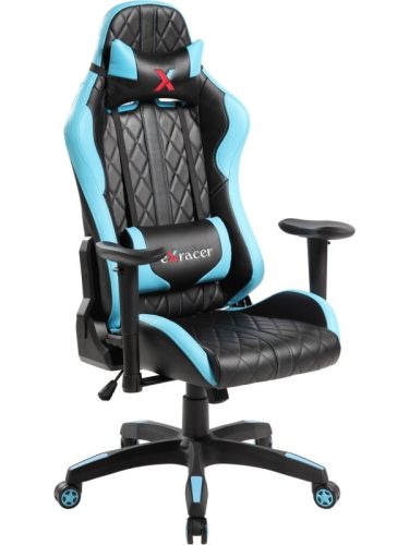 A - Monte Carlo gamer szék - kék színben